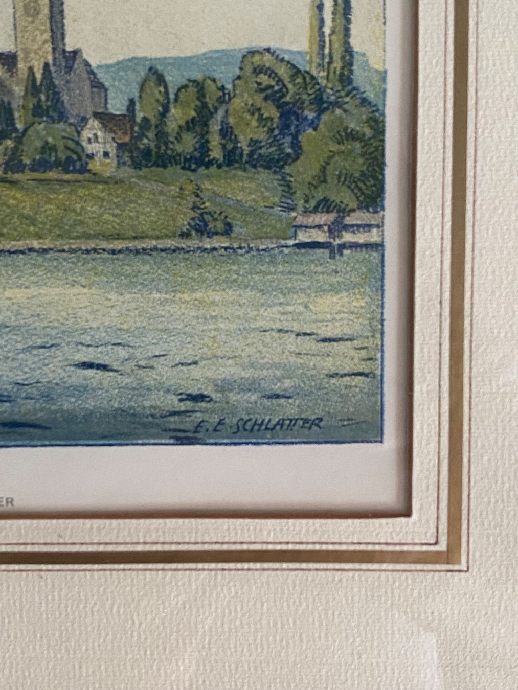 Grafica & Litografie: Romanshorn, Originallithographie, Ernst E. Schlatter – Usato da Kreuzlingen venduto da don_ueli6wb5 3