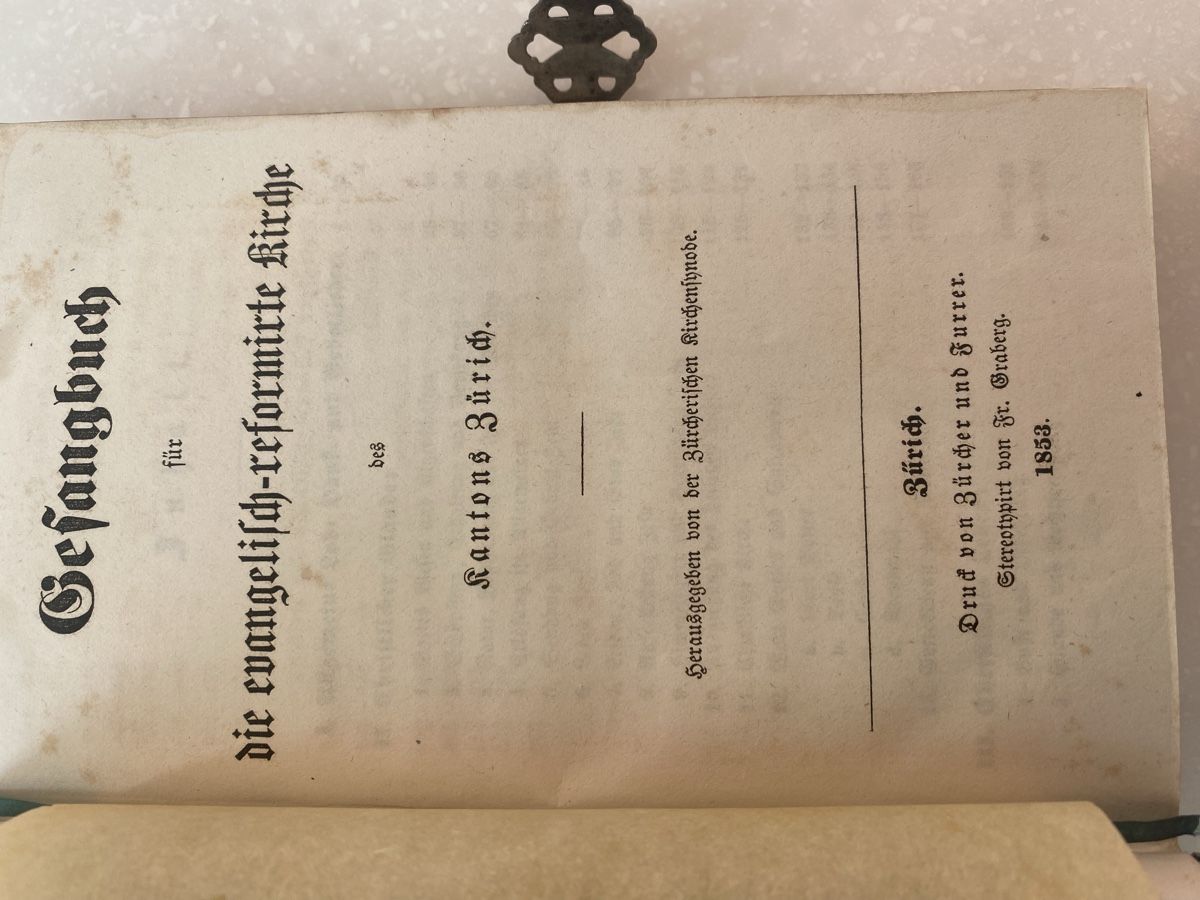 Libri: Gesangbuch von 1853 – Usato da Gähwil venduto da 8888ursula 6