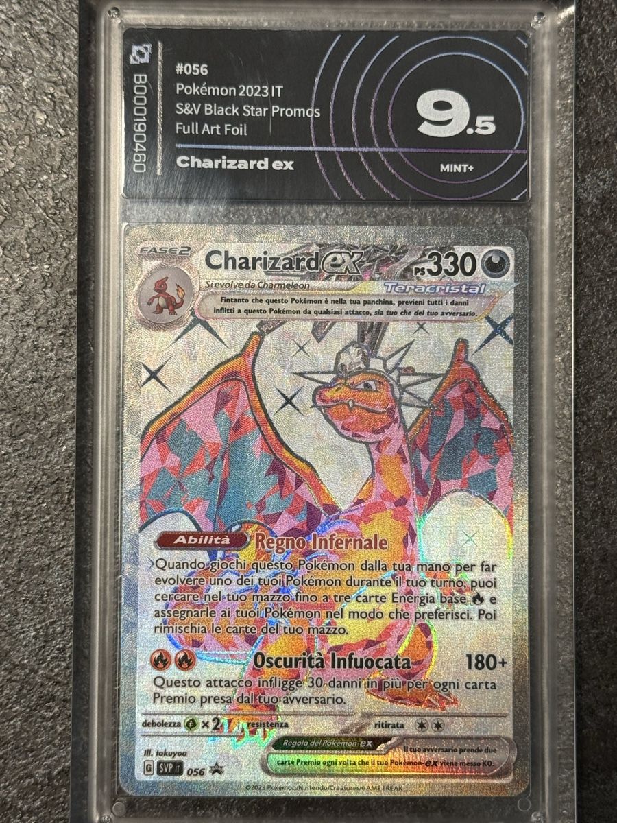 Pokémon Sammelbilder & Trading cards: Carta Pokémon Charizard ex Full Art AIGrading 9.5 Mint – Neu und originalverpackt aus Caslano von AMARANTA01
