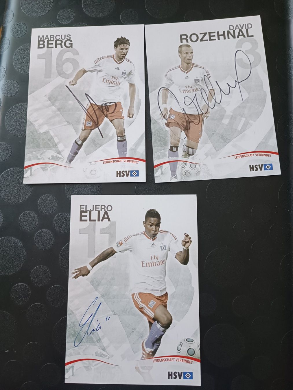 Autografi: HSV - Hamburger SV - Handsigniert - 3er Set – Usato da Menziken venduto da Artographs