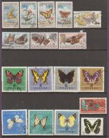 Timbres papillons