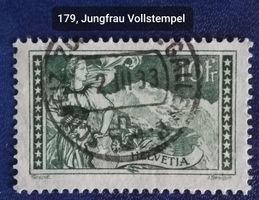 ST10) 179, Gebirgslandschaft Jungfrau, Vollstempel Kt. 50.-+
