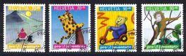 Pro Juventute Satz 2001 Katalog-Nr. J360-J363 mit ET-Stempel