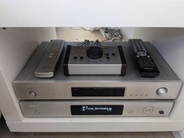 Audiosystem Denon DNP-730AE, TU-1500AE, Swissonic M-Control+