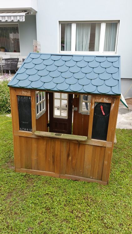 Kinderspielhaus aus CedarHolz Kaufen auf Ricardo