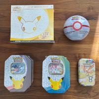 Pokémon 30e Anniversaire – ETB + 3 Tin + Pokeball