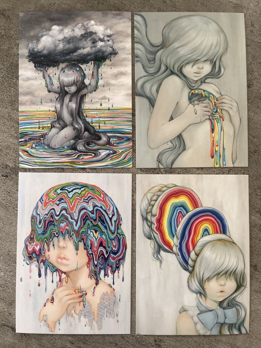 Cartoline postali: AK mit Kunst von Camilla d' Errico / Mädchen – Nuovo (secondo la descrizione) da Rümlang venduto da Kartenpost1