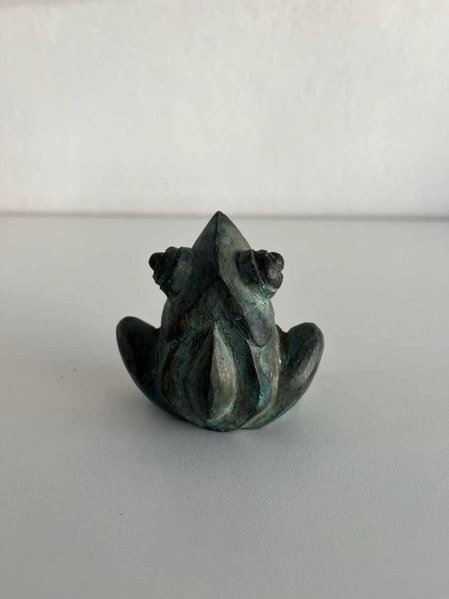 Skulpturen & Statuen: Frosch aus Bronze – Gebraucht aus Wetzikon ZH von seli03 3
