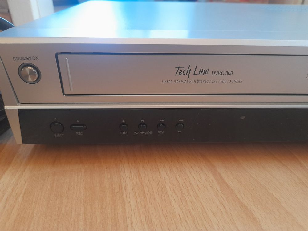 TechLine DVRC 800 DVD/VHS Rekorder mit HDMI Dolby Digital | Kaufen auf ...