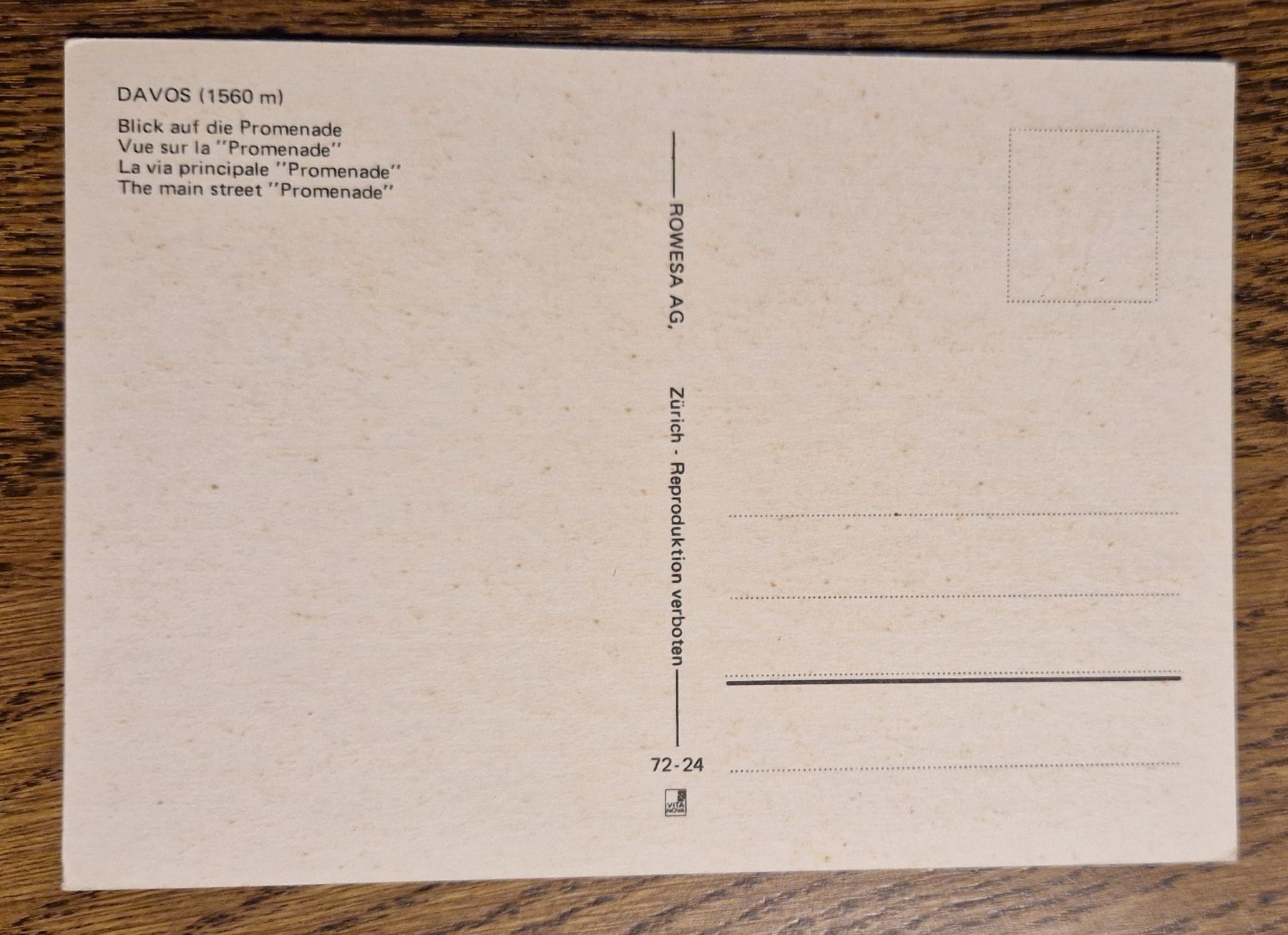 Cartes postales: ehem. Hotel Post Davos – D'occasion à Ebikon par Donar50 1