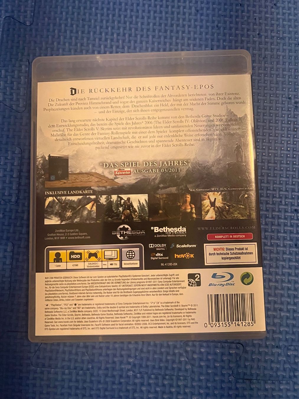 Sony Giochi: Skyrim The Elder Scrolls V Playstation 3 PS3 – Usato da Gossau SG venduto da schlitzerdemon 2