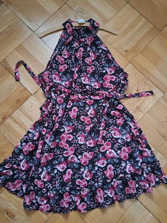 Sommerliches Shein Curve Kleid, Grösse 1XL, Blumenmuster