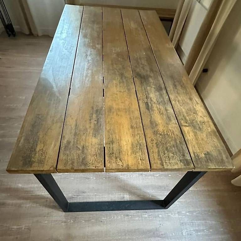 Micasa Tavoli: Micasa Tisch Holz/Metall + Bank – Usato da Goldach venduto da Fox_Man 3