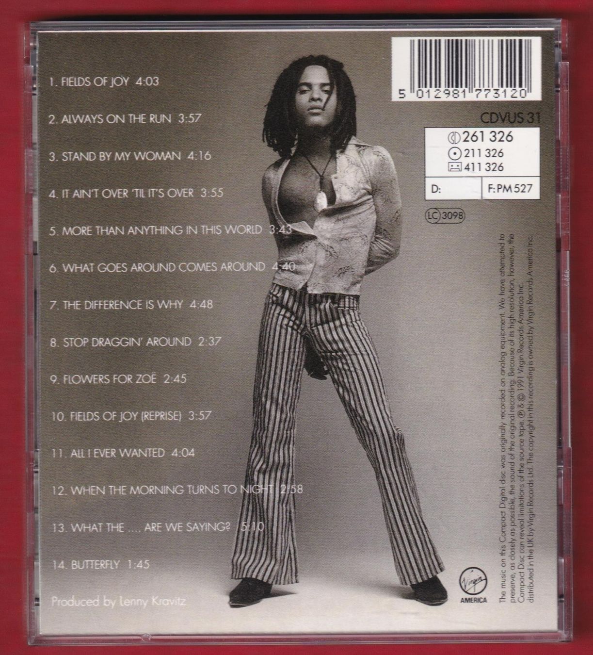 CD: Lenny Kravitz - Mama Said (CD) – Usato da Zürich venduto da Pfluftl2000 1