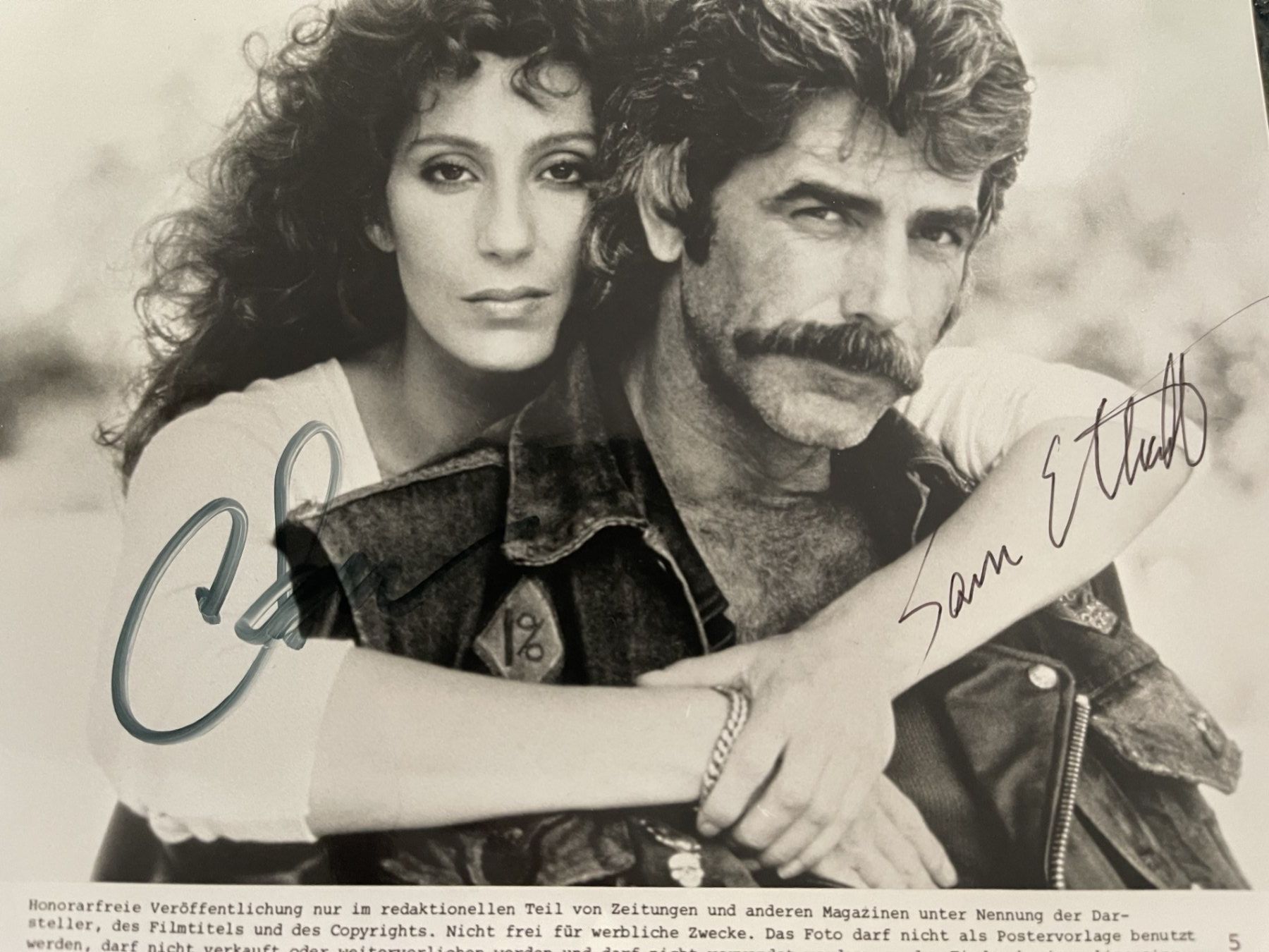 Autogramme: CHER UND SAM ELLIOTT / TOP AUTOGRAMME – Gebraucht aus Egg b. Zürich von Dbunny
