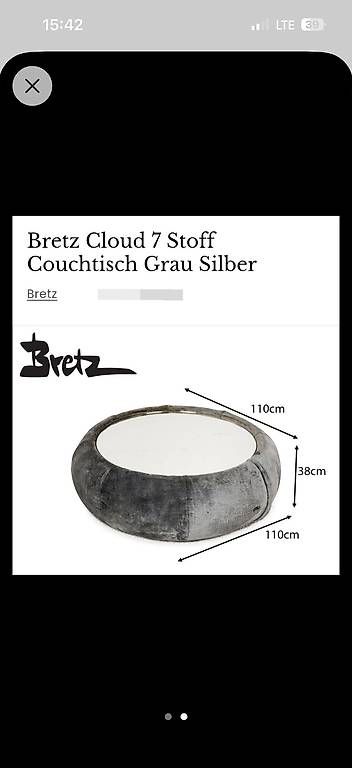 Tavoli: Bretz Cloud 7 Couchtisch – Usato da St. Gallen venduto da SG_CH1 2