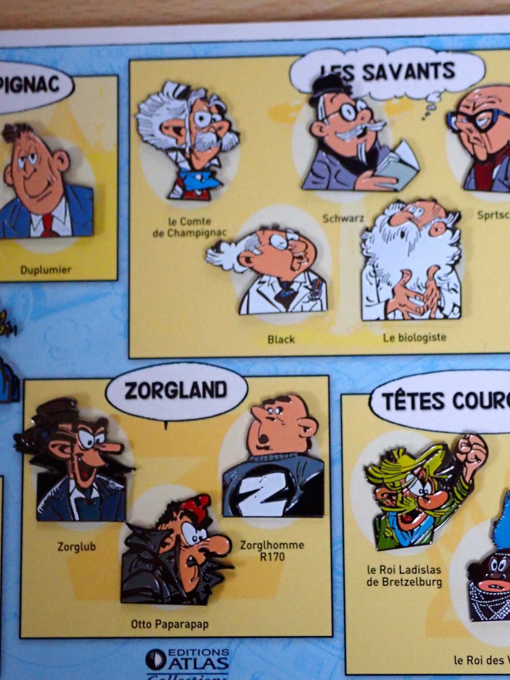 Placchette & Badge: Spirou und Fantasio: 20 verschiedene Pins – Nuovo (secondo la descrizione) da Winterthur venduto da 602ccm 2