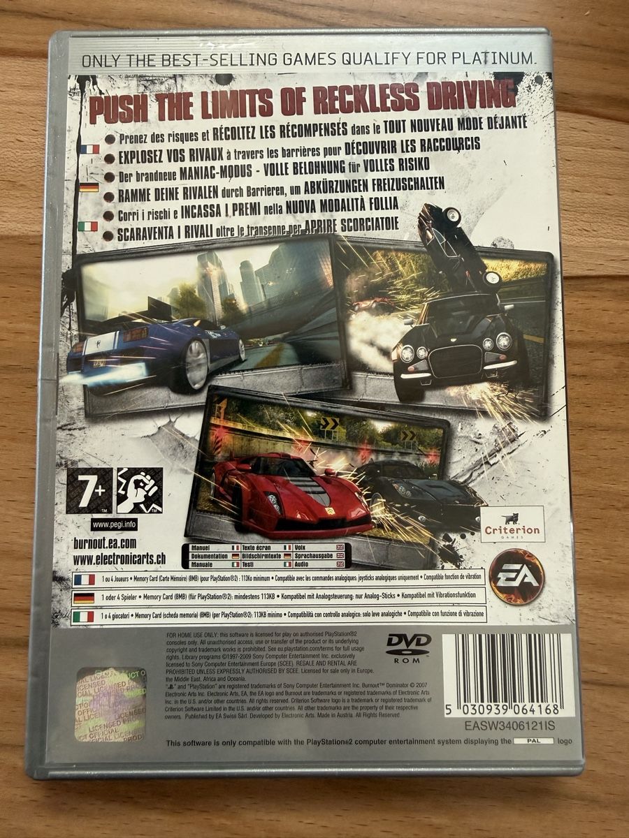 Giochi: PS2-Game Burnout Dominator Pltinum – Usato da Grenchen venduto da Bastet007 1