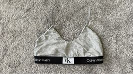 Calvin Klein Damen Sport BH Grau Melange Grösse M Top!