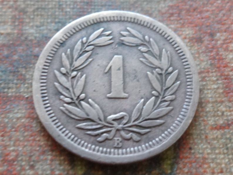 Tutti le monete: 1 Rp. 1876 – Usato da Romanel-sur-Lausanne venduto da Swift13 1