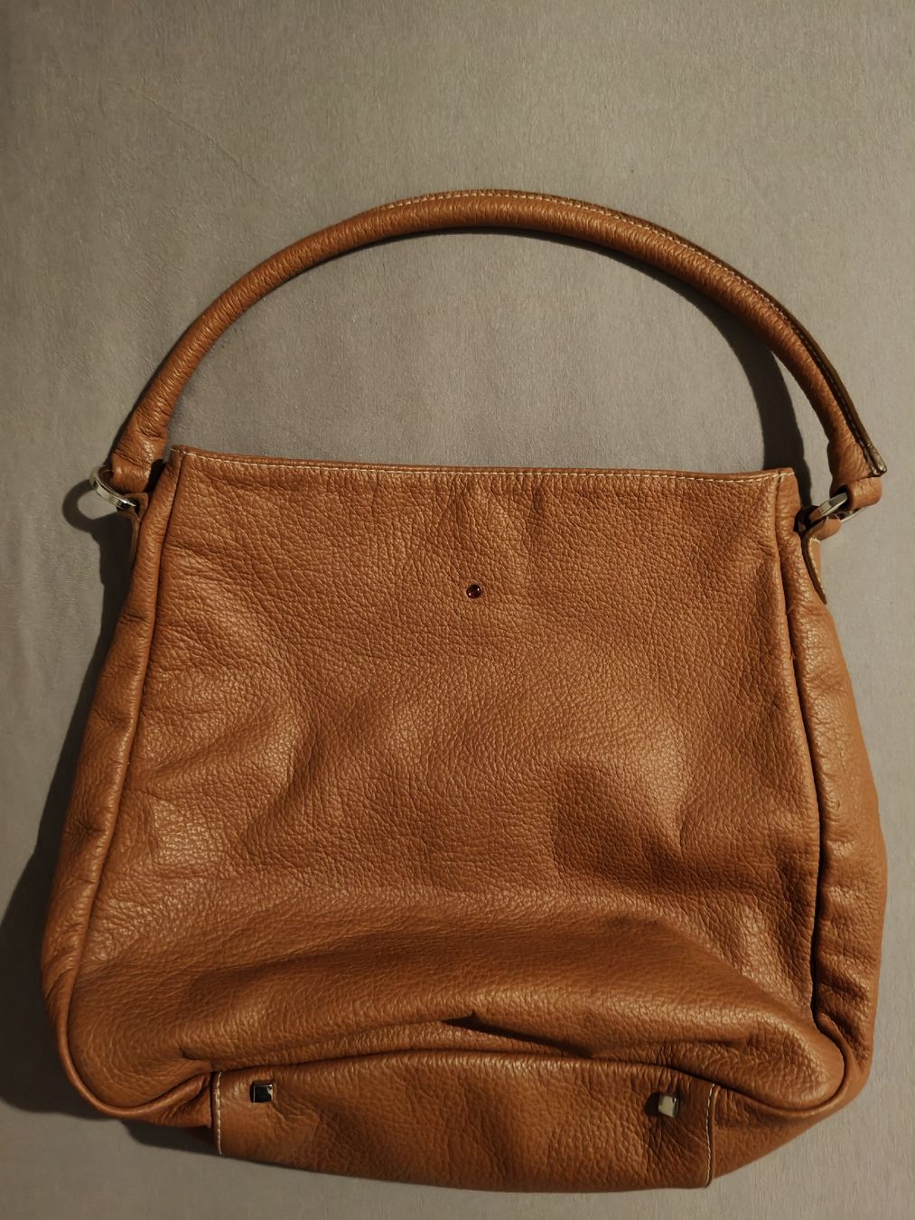 Taschen für Damen: Leder Handtasche mit Bernstein  – Gebraucht aus Münsingen von pas_82kk