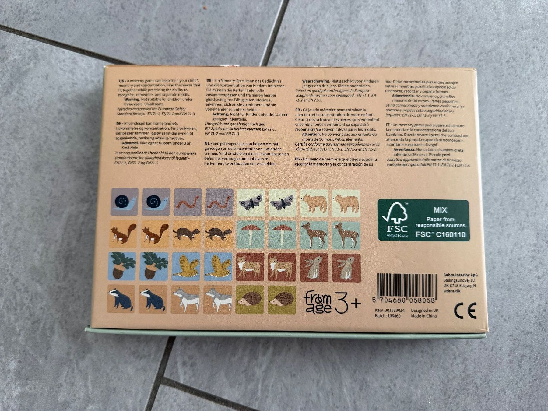 Spiele: Memory game - sebra - Waldtiere – Gebraucht aus Bülach von Loredana13 1