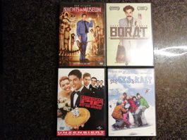 4 DVDs Filmspass, Borat, American Pie uvm.