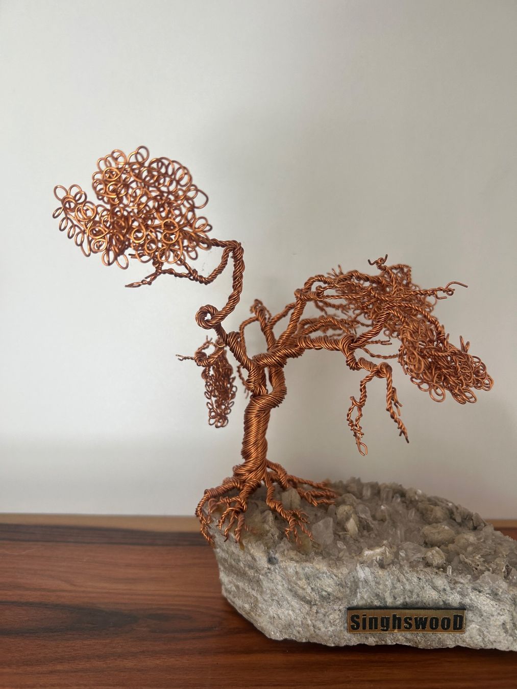 Tutte le decorazioni: Kupferdraht Baum auf Kristallstein – Usato da Illnau venduto da Monkky 3