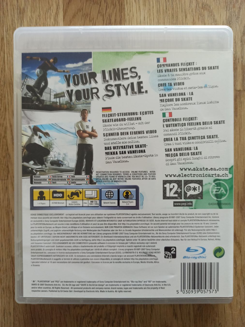 Giochi: Skate PS3 – Usato da Oberweningen venduto da mar_87mx 1