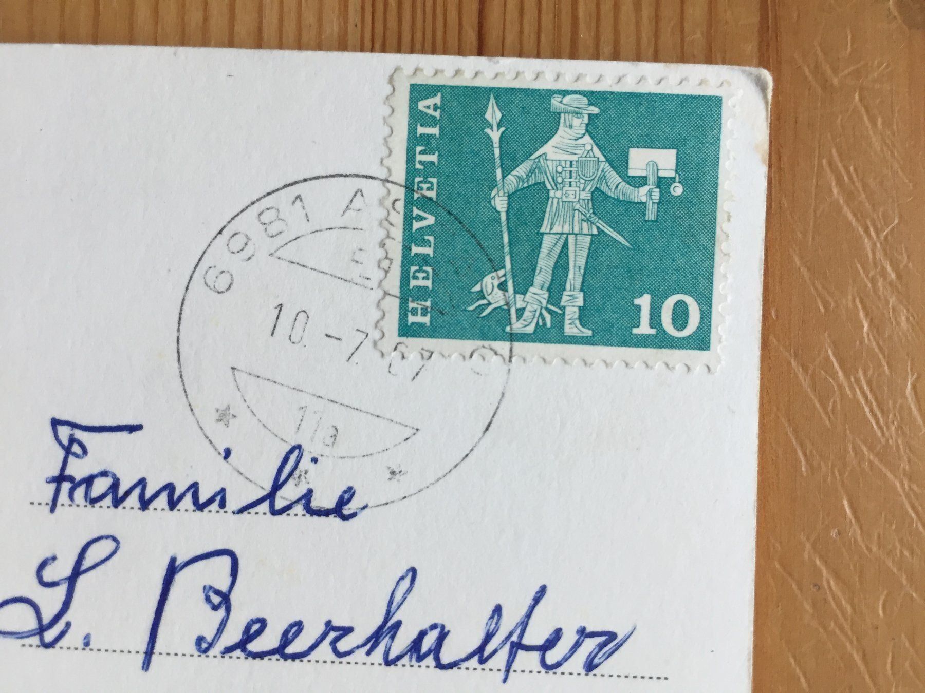 Cartoline postali: Astano - Camping S.M.U.V. - AK 1967 – Usato da Oberuzwil venduto da Henri09 1