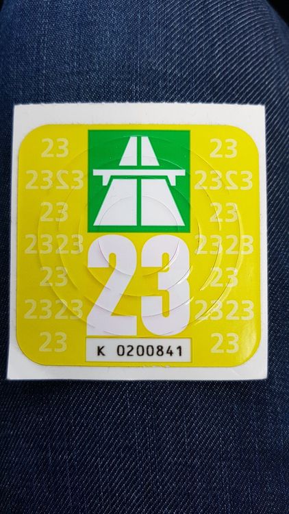 Autobahnvignette Vignette Schweiz 2023 gültig bis 31.1.2024 | Acheter ...