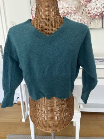 Cashmere Pullover, Petrolblau, Not Shy, XS