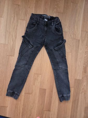 Kinder Jeans Grösse 146 dunkelgrau guter Zustand