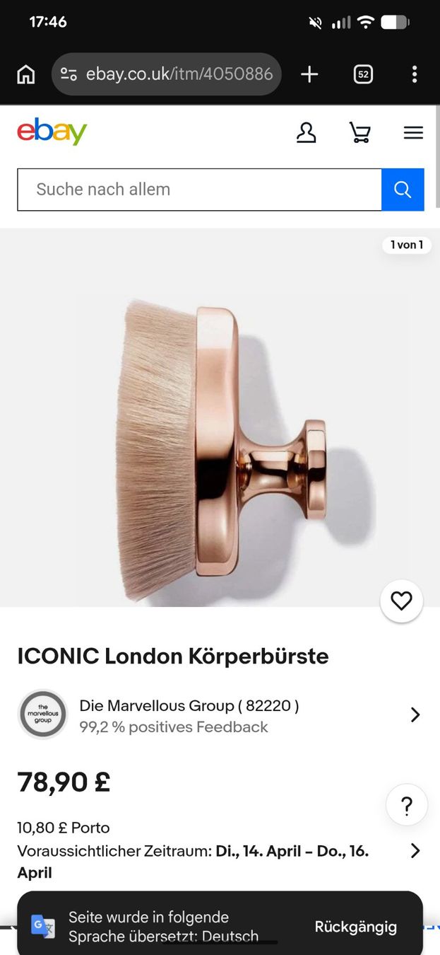 Make-up: ICONIC London Kabuki Pinsel – Usato da Zürich venduto da oschance 3