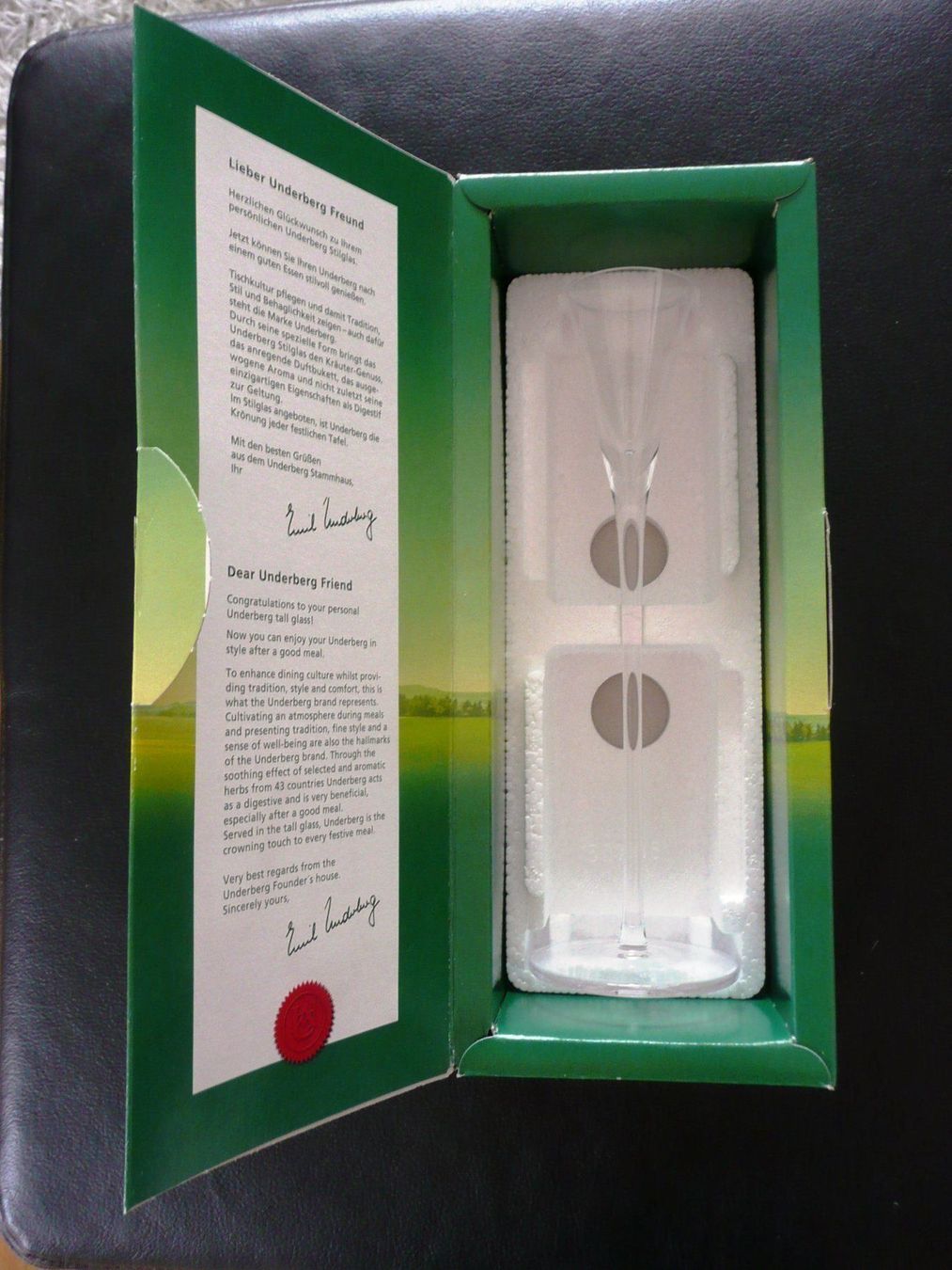 Gläser: UNDERBERG Stilglas. Originalverpackt! – Neu und originalverpackt aus Zürich von zuerich00 3