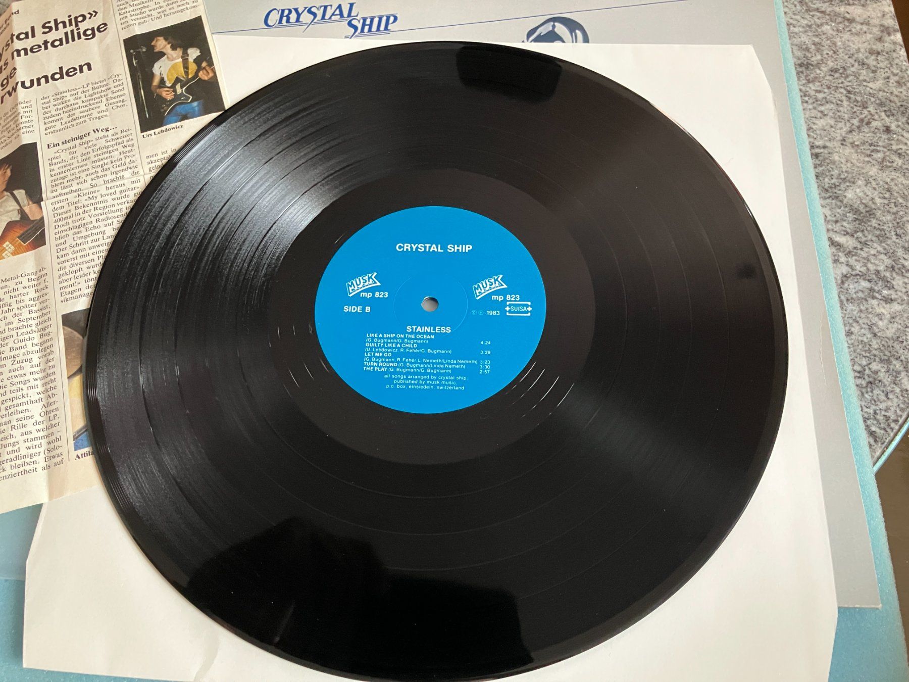 Dischi in vinile: Crystal Ship – Usato da Aarwangen venduto da Jukebox3 8