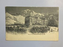 Caux et les Rochers de Naye en hiver