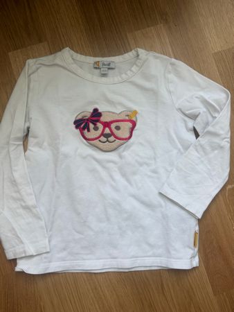 Steiff Long Sleeve Shirt, Bear with Glasses, Size 104