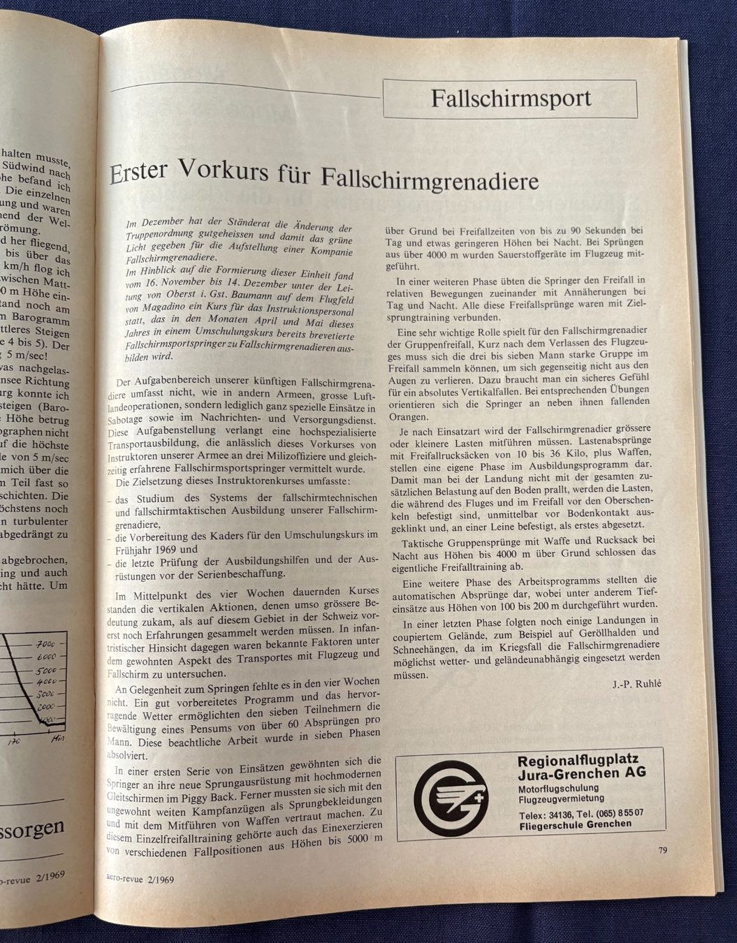 Revues & Magazines: AERO REVUE FEBRUAR 1969 – D'occasion à Ostermundigen par Wyatt-Earp 6