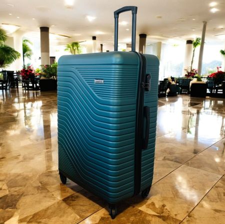 Hartschalenkoffer Reisekoffer Koffer wayBAG XXL 81cm in Grün
