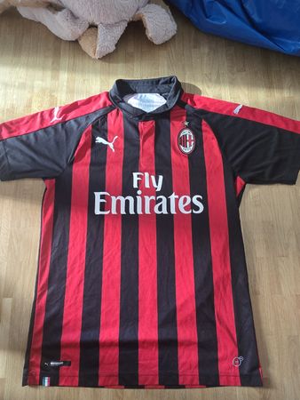 Maillot AC Milan Puma homme rouge noir taille M