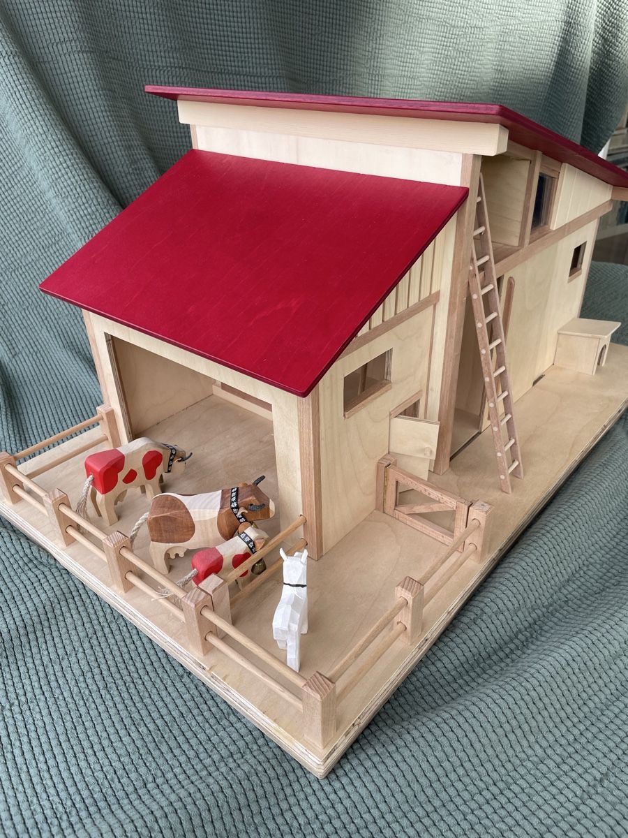 Giocattoli: Bauernhof mit Stall und Wohnhaus – Nuovo (secondo la descrizione) da Münchenbuchsee venduto da asc_9khr 2