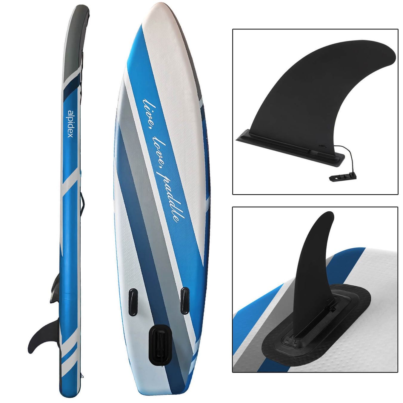 Tavole da surf e di nuoto: Stand up Paddle Board bis 200kg - Komplettset - WHITE – Nuovo e nell'imballaggio originale da Wallenwil venduto da toesstal-vertrieb 3