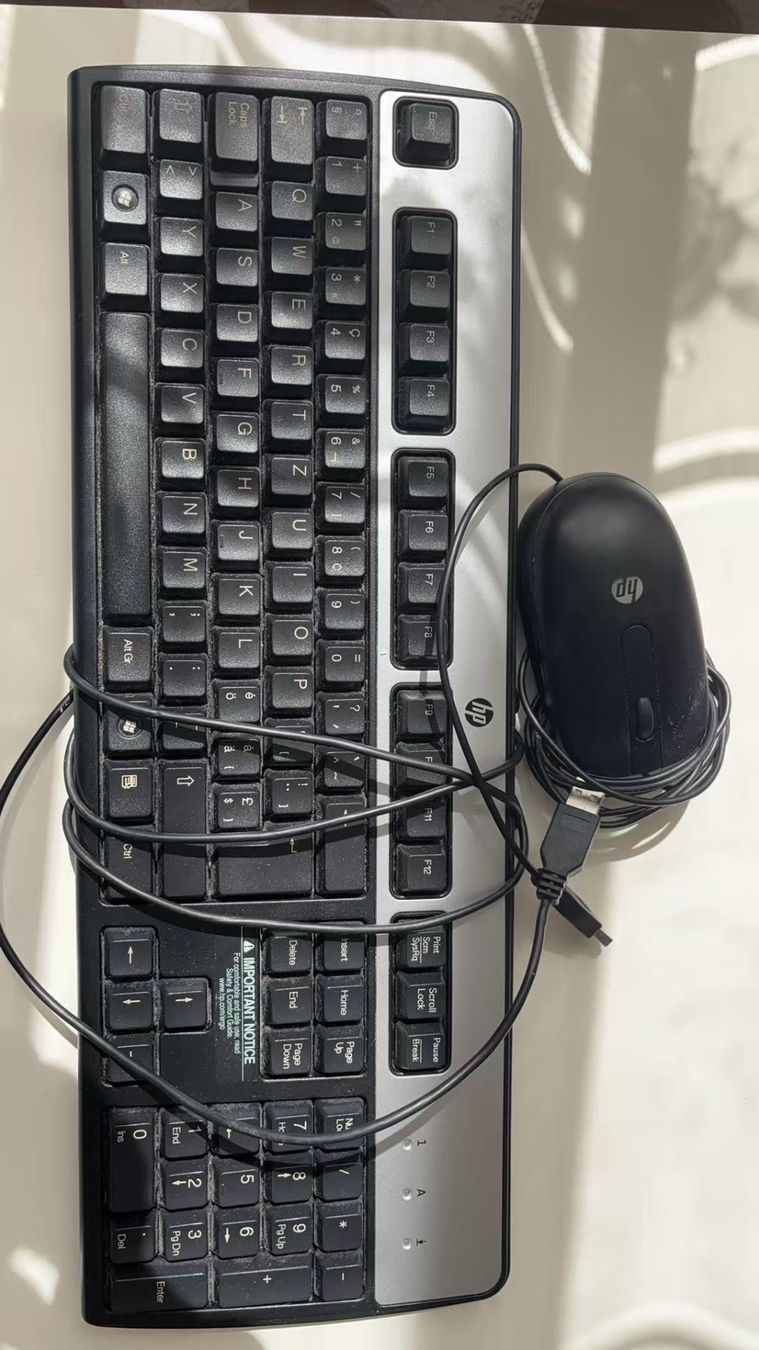 Hewlett Packard Tastiere: HP classic USB keyboard and mouse set – Usato da Niederweningen venduto da zw4_s78j
