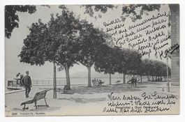 Neuchatel, Quai Osterwald um 1909