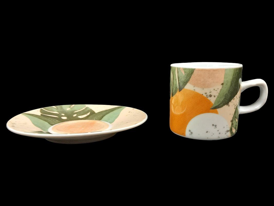 Pfister Tassen: PFISTER  Kaffeetasse mit Untertasse – Neu (gemäss Beschreibung) aus Hünenberg von Restwert_Zug 1
