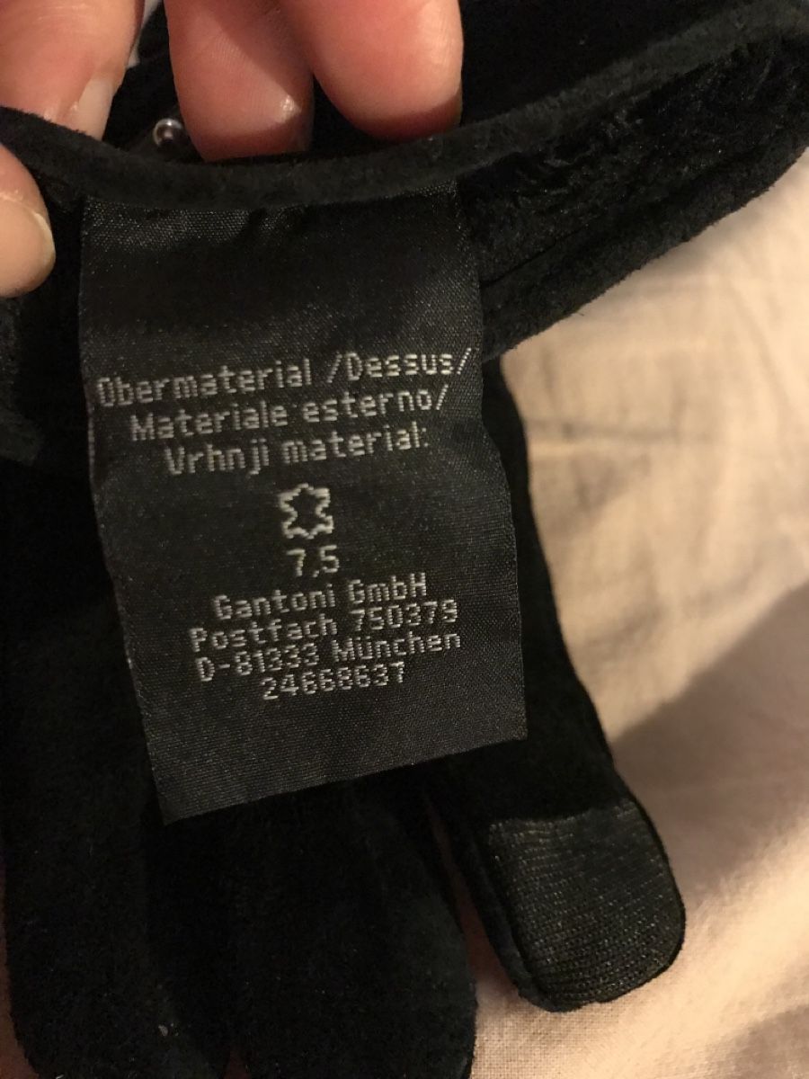 Guanti & manicotti: Gants d'hiver noirs élégants, taille 7.5 – Usato da Grimisuat venduto da eliseba88 3