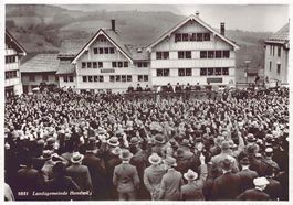 Landsgemeinde Hundwil, gelaufen 1945