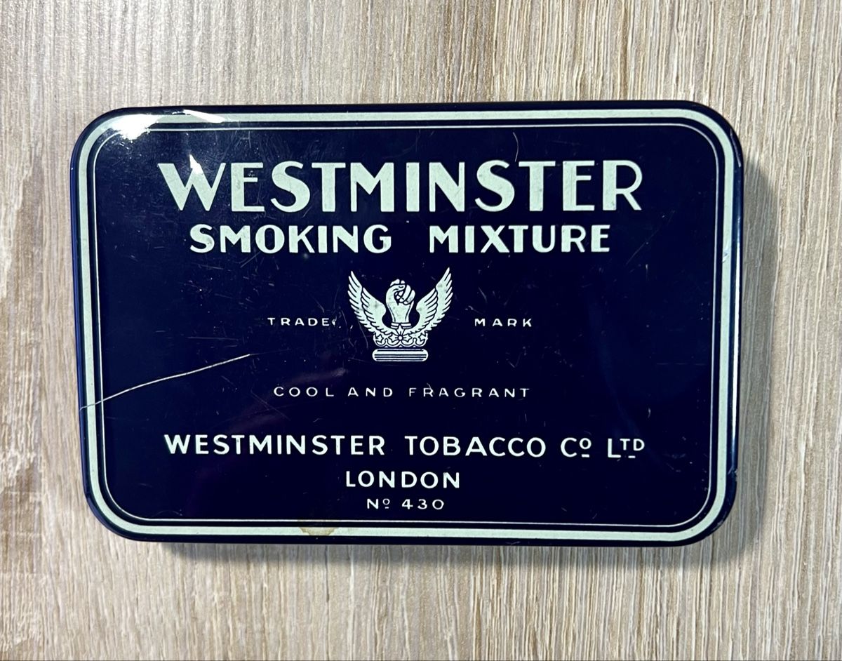 Contenitori & Simili: Westminster Smoking Mixture Tobacco – Usato da Inwil venduto da TheSwissEagle