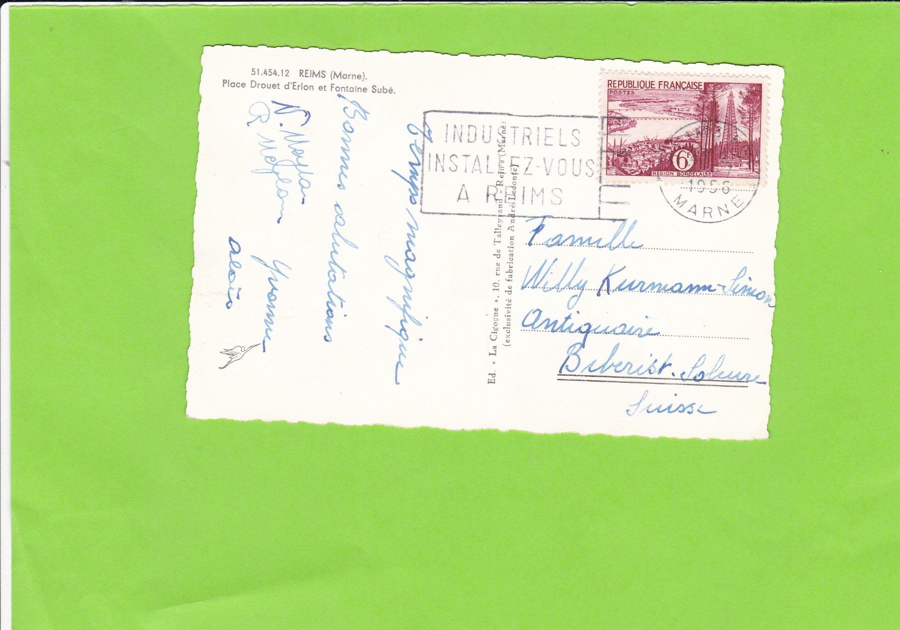 Cartes postales: REIMS (Marne) – D'occasion à St. Peterzell par neckertal 1